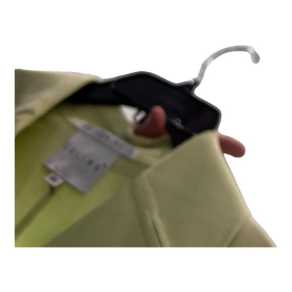 Celine Finition Main Citron Green Blazer Skirt Wool Blend Suit Set Sz 42 France - Picture 15 of 15